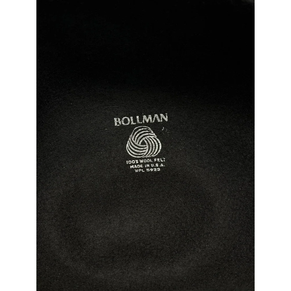 Bollman Vintage Women's Black 100% Wool Hat 14